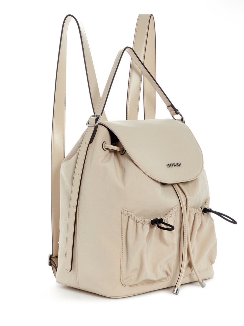 GUESS Beige Drawstring Backpack - Picture 2 of 3